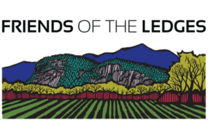 Friends of the Ledges White Logo