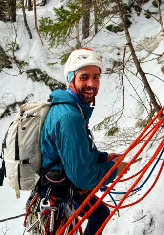 Ice Climbing Guide Austen Bernier