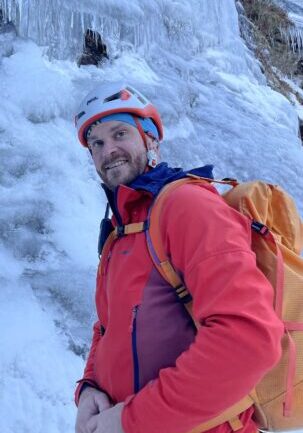 Ice Climbing Guide Forrest Stavish