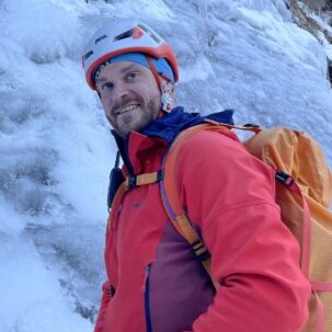 Ice Climbing Guide Forrest Stavish