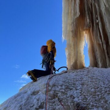 Ice Climb Guide Pat Cooke