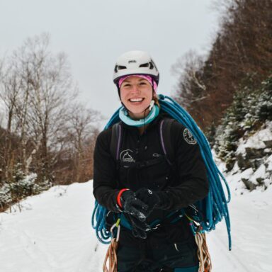 Ice Climbing Guide Kelsey Rex